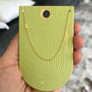 Anthropologie initial necklace